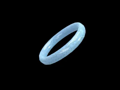 Jade Ring JBF1 Free 3D model