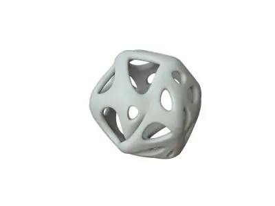 SciFi Cube Object No 18714 Low Poly Shape Texture