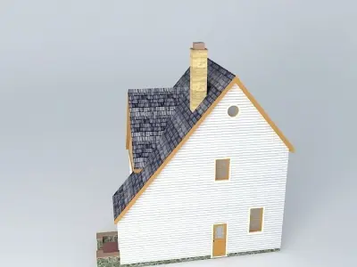 Cottage House Free 3D model get