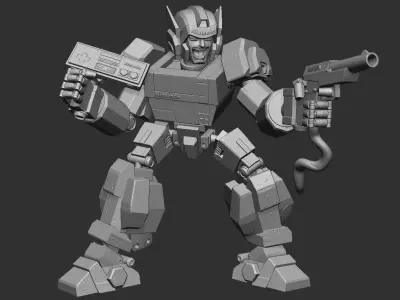 Nintendo Robot transformers mash up  3D model