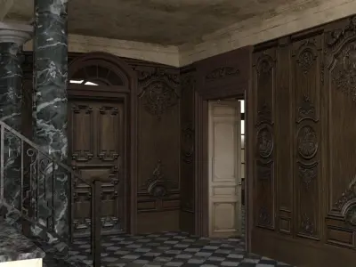 Abandoned Mansion  3D model