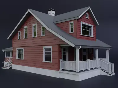 House01 Low-poly 3D model