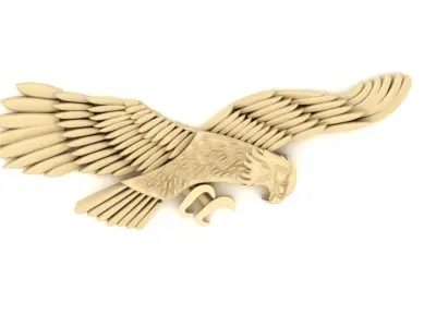 Eagle 3D print model 14