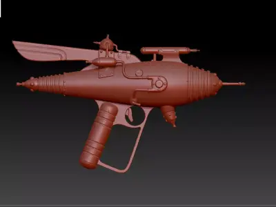 Retro Raygun For Print 3D print model