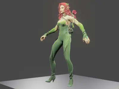 Poison ivy fortnite Low-poly 3D model