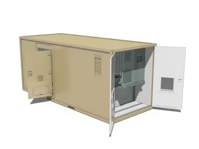 20ft Office Container Version 3 3D model