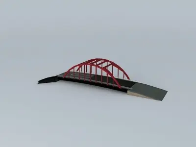 East Town screen sea bridge Free 3D model
