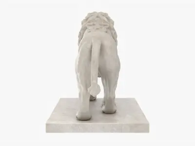  Lion Statue Walking Neutral 