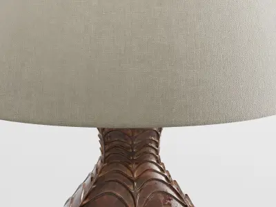 Sinclair Table Lamp Swags Yellow Manganese by Paolo Moschino 3D model