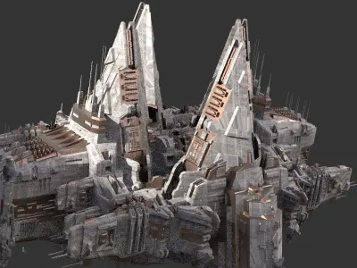 District 10 Mothership Design 10 3D model