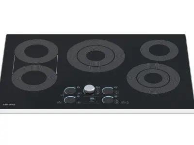 Samsung 30 Inch Electric Cooktop with Sync Elements 3D model