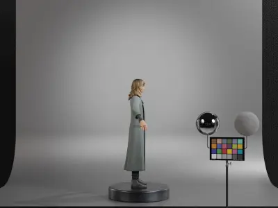 Sylvie Laufeydottir Low-poly 3D model