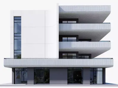 apartment Low-poly 3D model