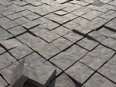 Paving old title 3D model