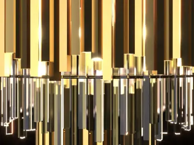 Modern Chandelier 3D model