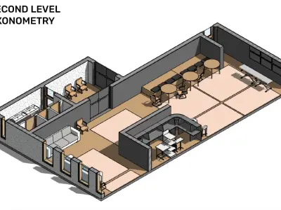 Night club - Revit 3D model