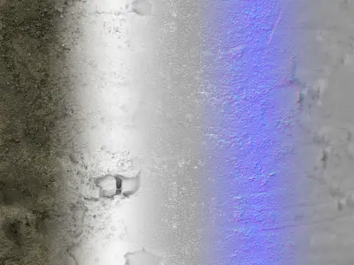  Cement Wall 02 - Scanned PBR Texture 4K Texture