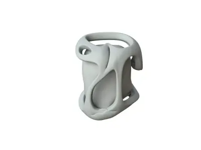SciFi Shape Object Low Poly Low-poly 3D model 18