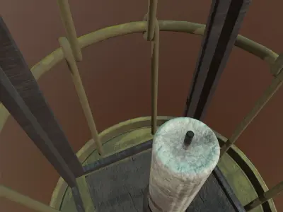 Lamp asset Low-poly 3D model