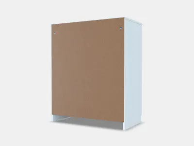 BRIMNES Cupboard with doors Low-poly 3D model