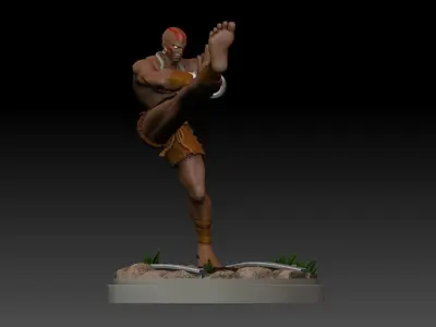 Dhalsim from Street Fighter 3D print model