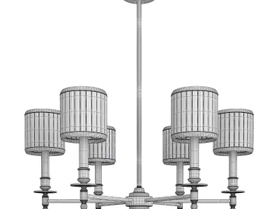 PALMER CHANDELIER Low-poly 3D model