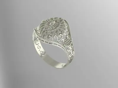 Gold Ring 24 3D print model