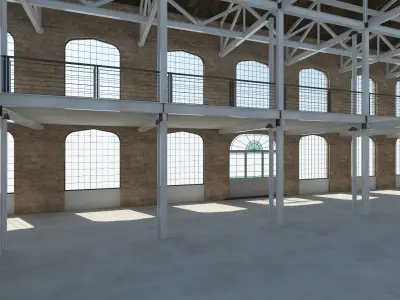 Loft Hall  3D model