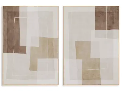Abstract Painting Frame set 3D model 832