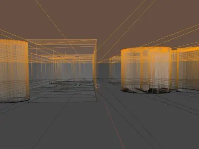 dotbe circle with letter s 3D model