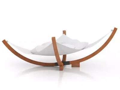 Large Square Hammock 3D model