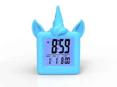 Clock Table Clock Table Light Clock 3D model