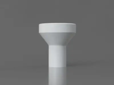 Handle round knob 3D model