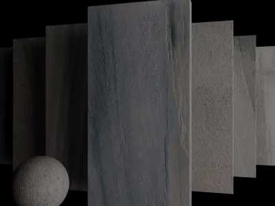 Stone Set Santorini Fume 60x120 Set 2 Texture