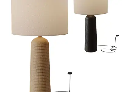 Frankfort Wood Table Lamp 3D model