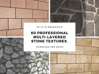 60 professional multi-layered stone textures Texture