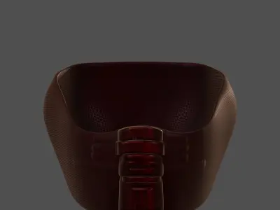 Gas mask helmet 3d model scifi Low-poly  Low-poly 3D model