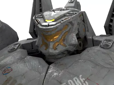Pacific-RIm Striker Eureka Low-poly 3D model