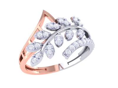 Women Ring MTL 3dm STL OBJ FBX Details 3D print model 39