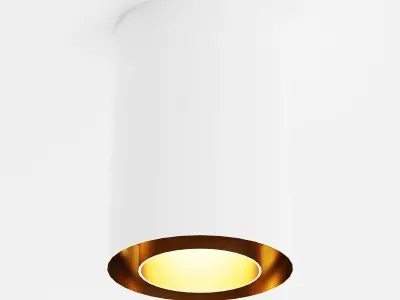 Storm Medium Short and Smoke detector Low-poly 3D model