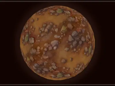 Ground - Earth and Rocks - 20 TEXTURES - Hand-painted -PACK 1--- Texture