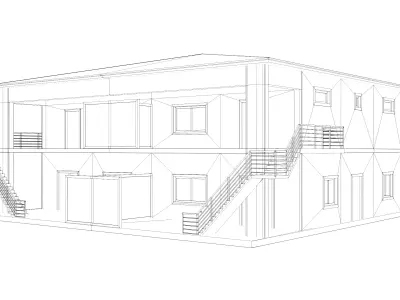 Florida House Collection 9 Low Poly Low-poly 3D model