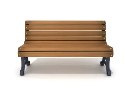 Exterior Bench 04 3D model