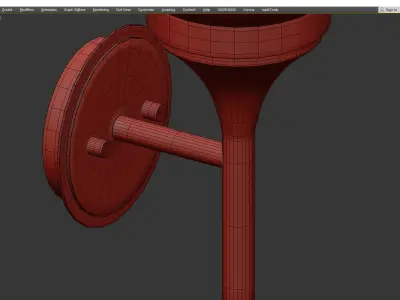 Alchemy Wall Sconce Low-poly 3D model