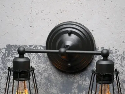 Sconce 5 Loft Design 3D model