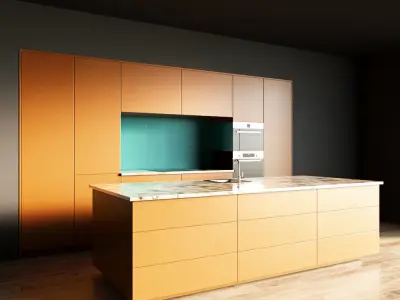 114-Kitchen6 matte 10 3D model