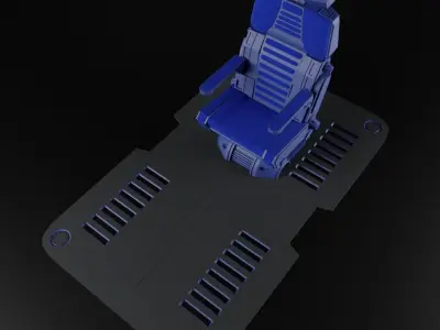 Sci Fi Bridge Chair 3D model