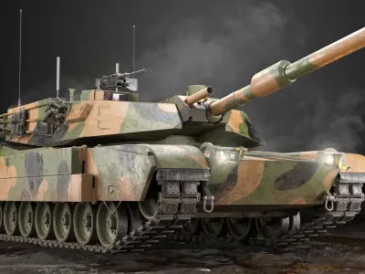  Abrams Main Battle Tank M1A1 PBR 