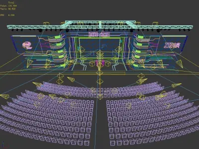 Carnival stage 43 3D model
