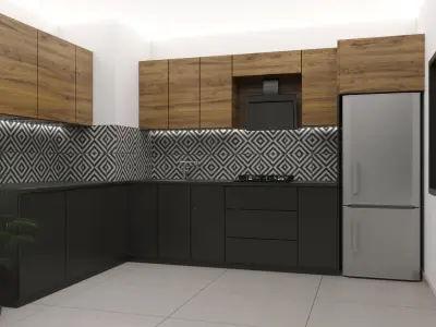 kitchen design 3D model